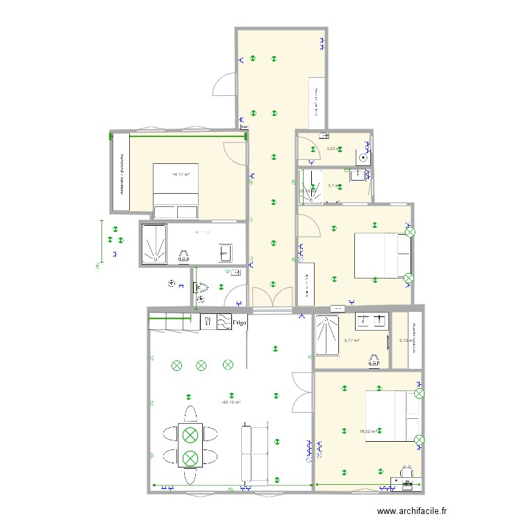 Szent istvan 17 V2. Plan de 0 pièce et 0 m2