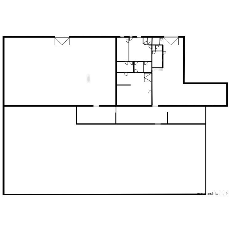 SCI LOUVIERE. Plan de 19 pièces et 4650 m2