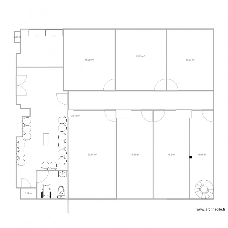 SCI ST JUST dernier plan 1. Plan de 0 pièce et 0 m2