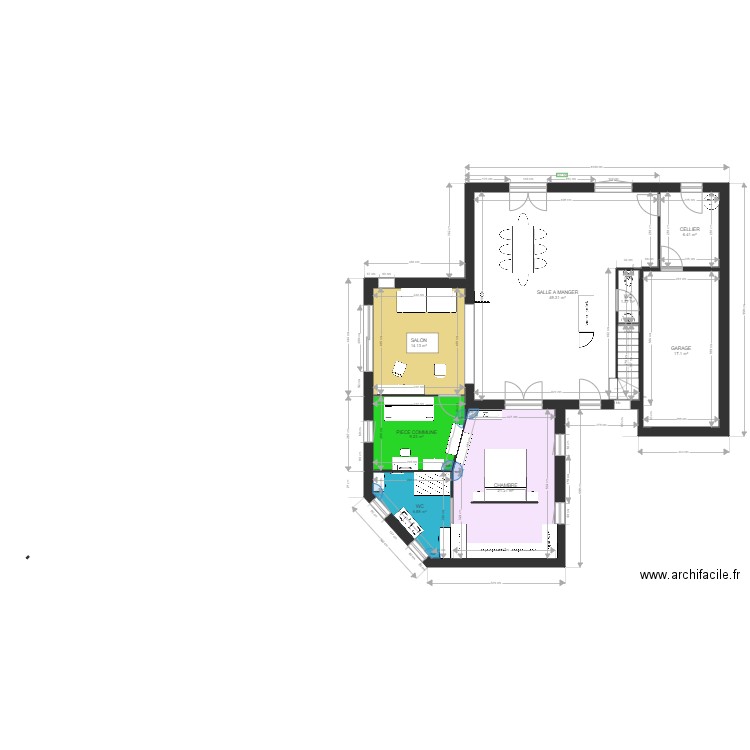 PROJET KEROMEN. Plan de 0 pièce et 0 m2