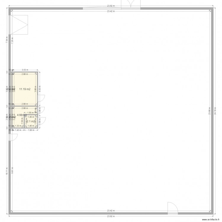 Dommartin. Plan de 0 pièce et 0 m2