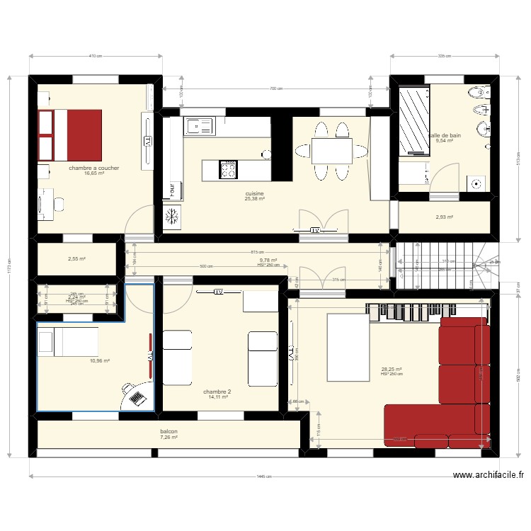mon plan de maison milano 1. Plan de 0 pièce et 0 m2