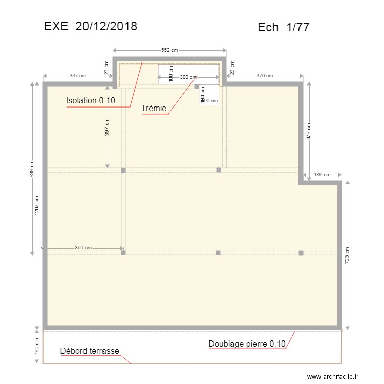 ROZAND   VILLARD  MACONNERIE PH SS. Plan de 0 pièce et 0 m2