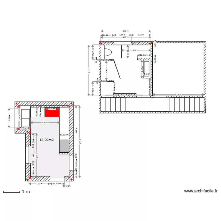 extention. Plan de extention. Plan de