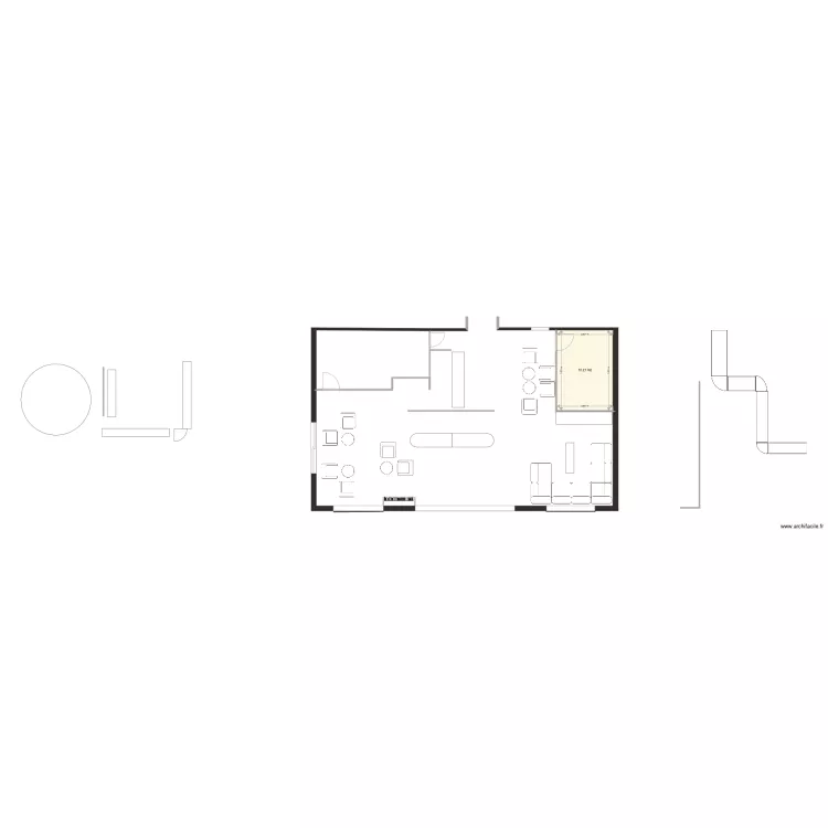 PROJET Accueil h&ocirc;tel. Plan de 