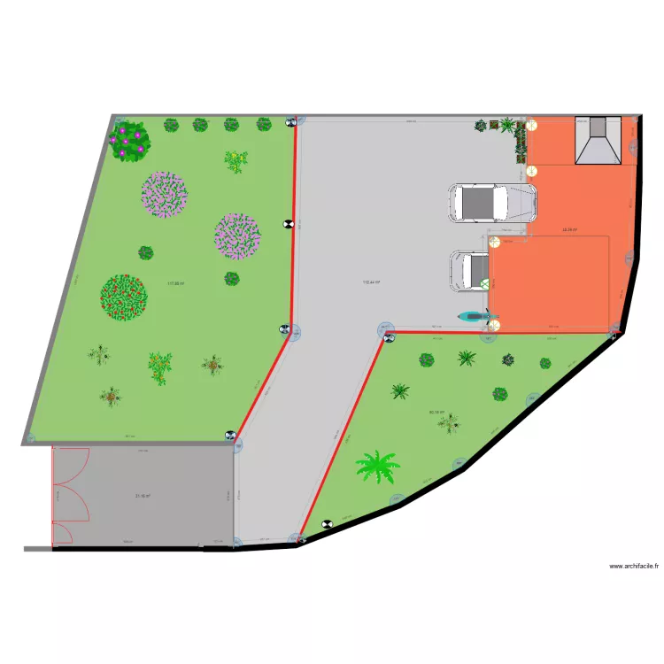 villa delle rose 33. Plan de 