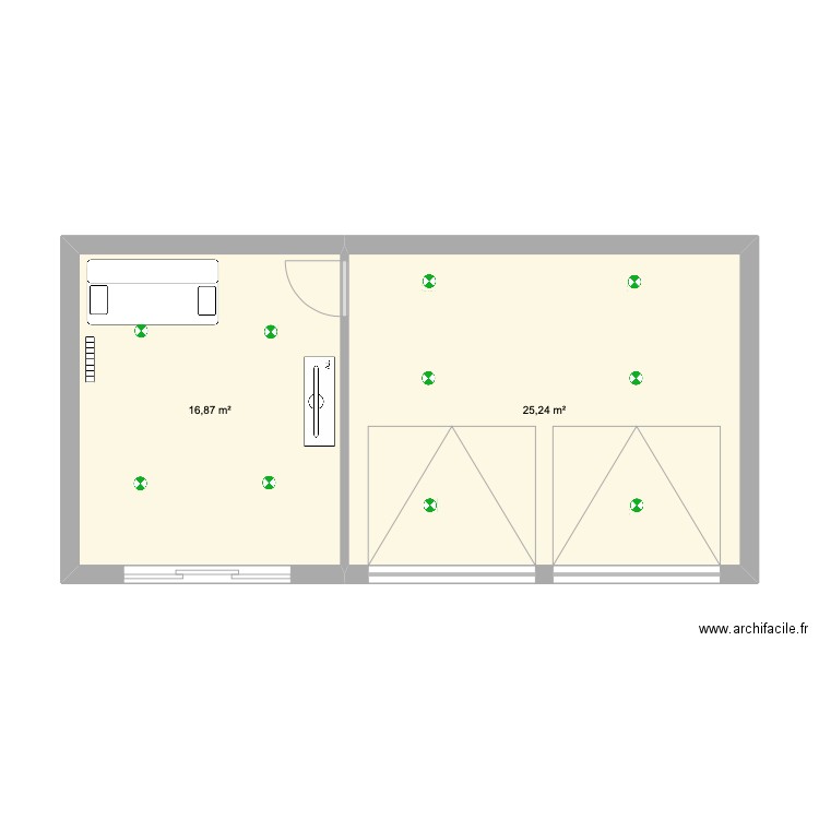 GARAGE. Plan de 0 pièce et 0 m2