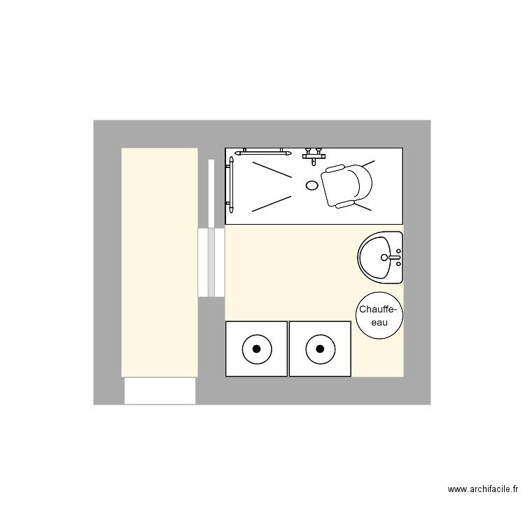 POSE aménagement  sophie. Plan de 0 pièce et 0 m2