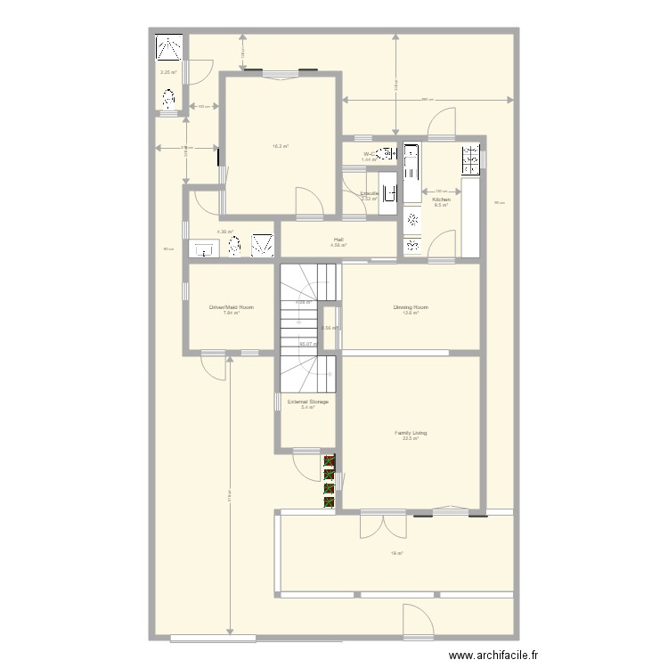 Massiw Modèle 3 v3. Plan de 0 pièce et 0 m2