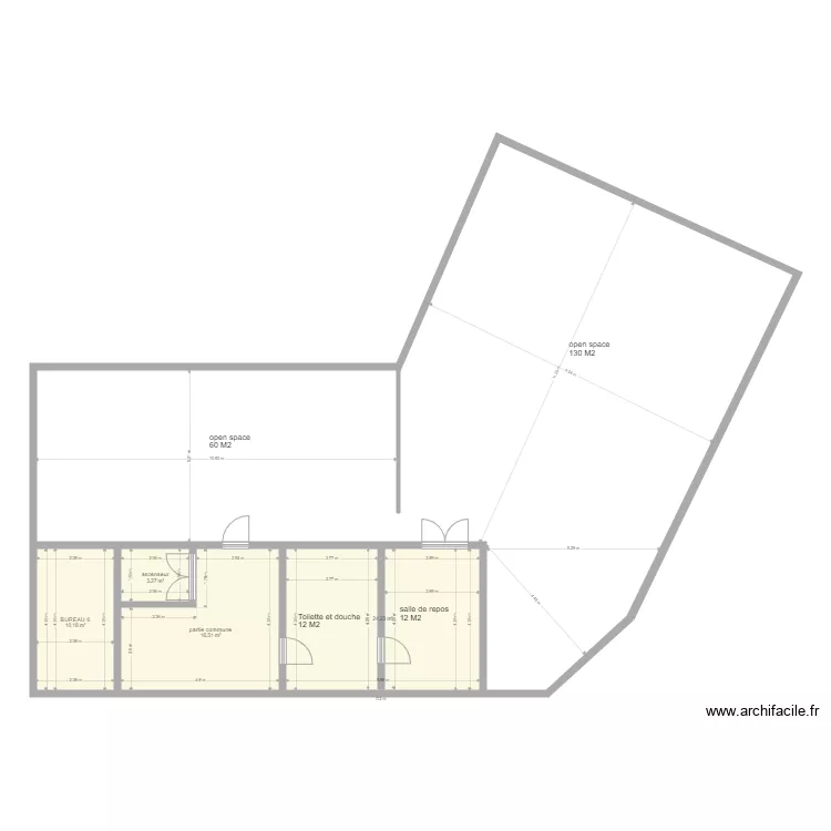 bureau g 1er étage. Plan de bureau g 1er étage. Plan de