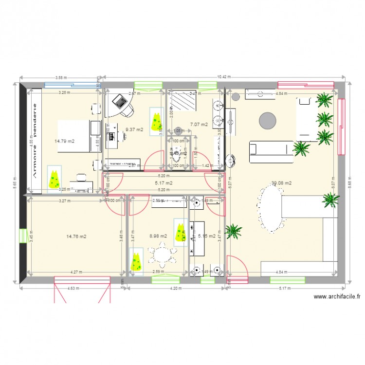 1 plan provisoire. Plan de 0 pièce et 0 m2