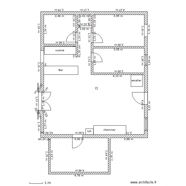 maison rdc. Plan de 0 pièce et 0 m2