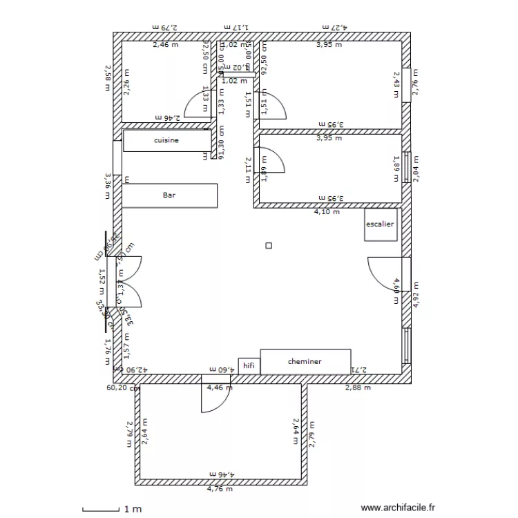 maison rdc. Plan de maison rdc. Plan de