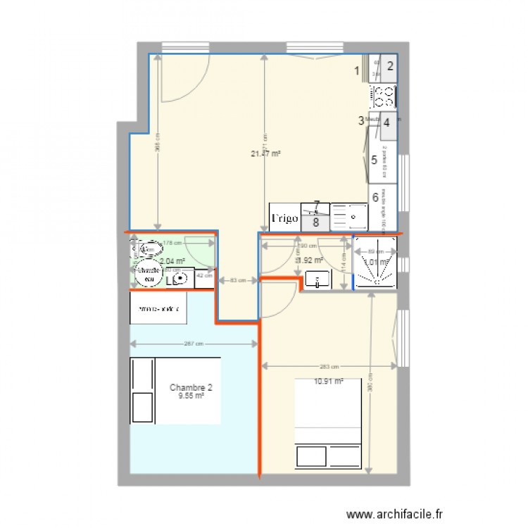 AptSoleMioV15Porte70. Plan de 0 pièce et 0 m2