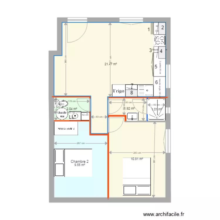 AptSoleMioV15Porte70. Plan de 