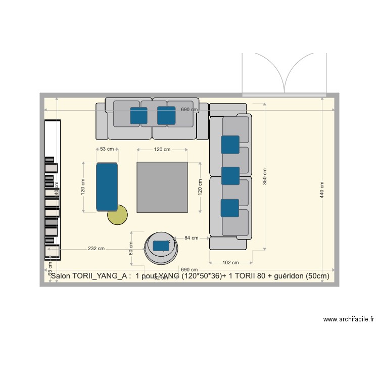 SALON TORII YANG A. Plan de 0 pièce et 0 m2