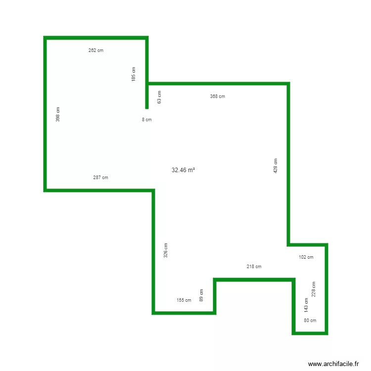Feydet s&eacute;jour. Plan de 