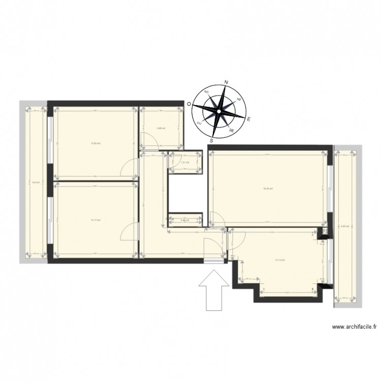 F3 Savreux. Plan de 0 pièce et 0 m2