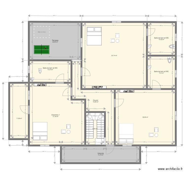 AZF. Plan de 0 pièce et 0 m2