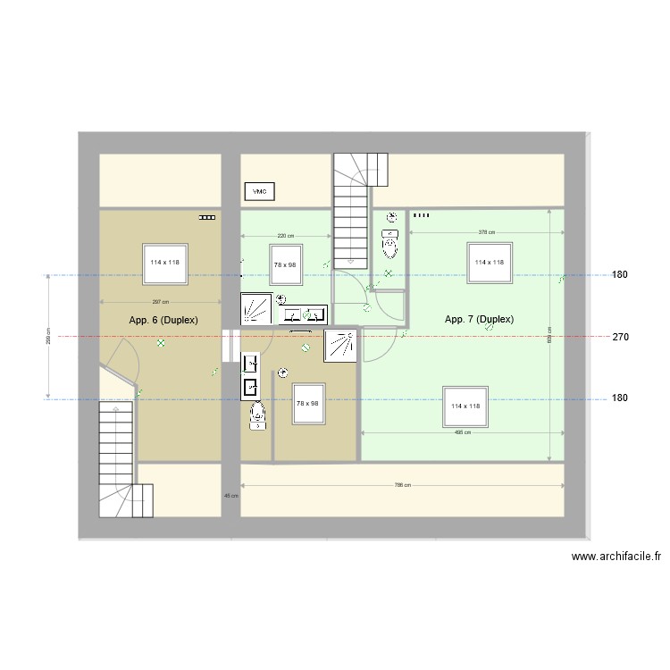 Pipon comble. Plan de 0 pièce et 0 m2