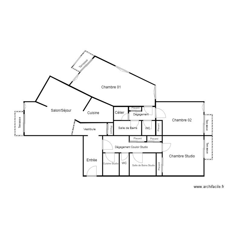 ROCHE ST CAST. Plan de 0 pièce et 0 m2