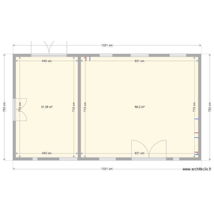 LA PRAIRIE RDC BASE . Plan de 0 pièce et 0 m2