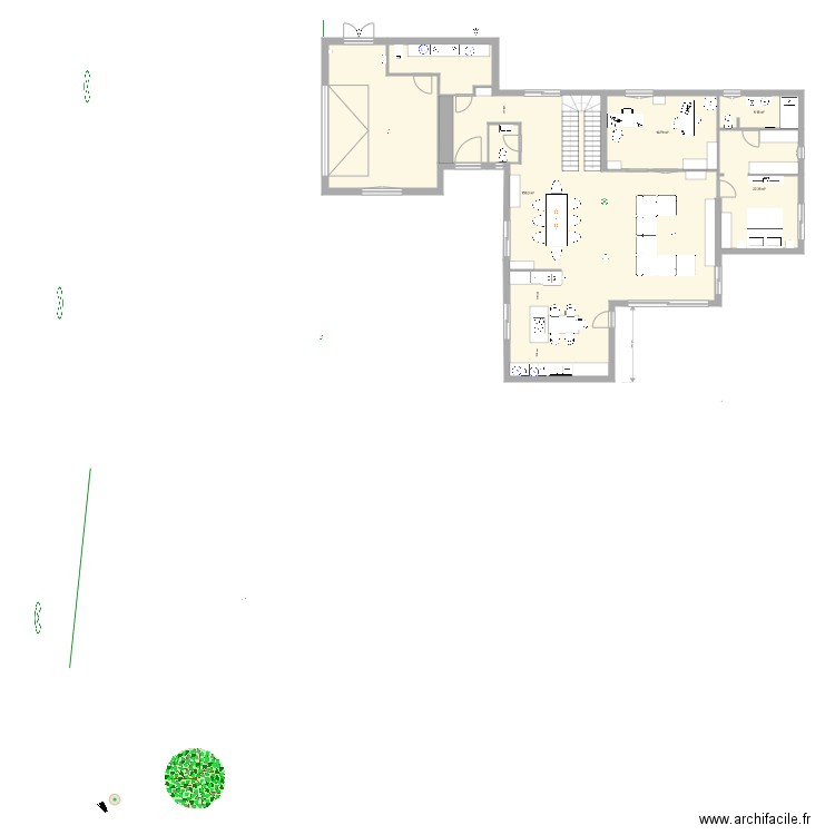 calepinage. Plan de 0 pièce et 0 m2
