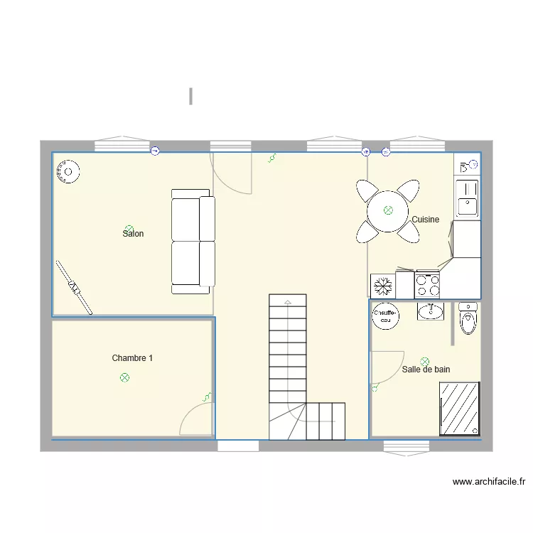 Maison Patrick. Plan de 