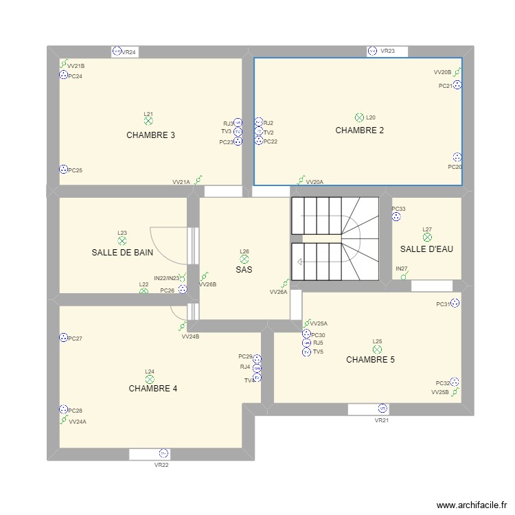 SEMSETTIN ATTALAY ETAGE. Plan de 0 pièce et 0 m2