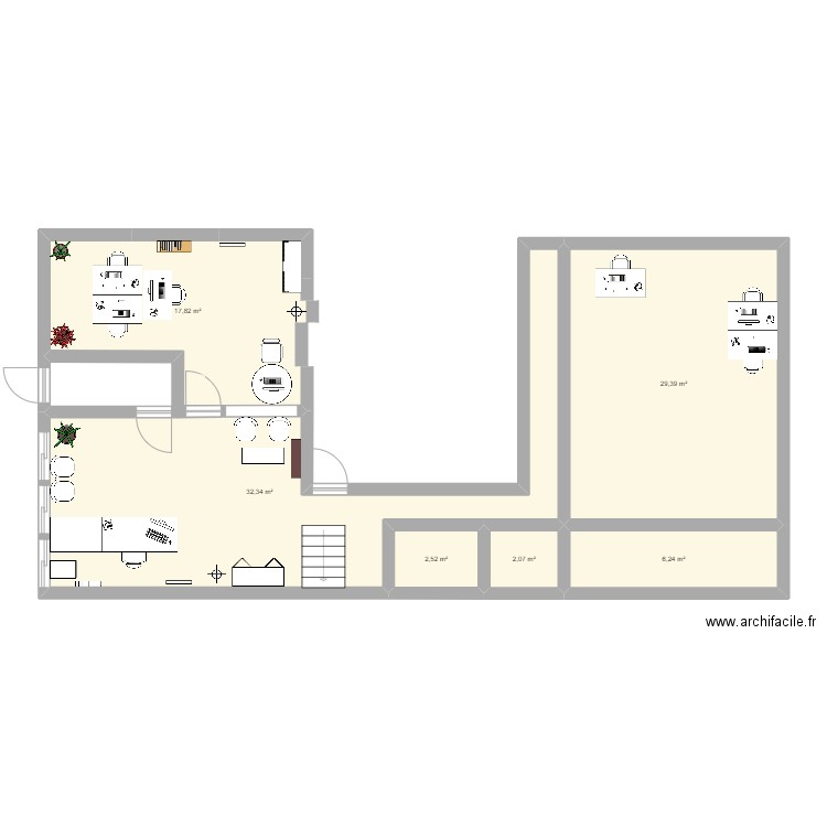 CRF. Plan de 0 pièce et 0 m2