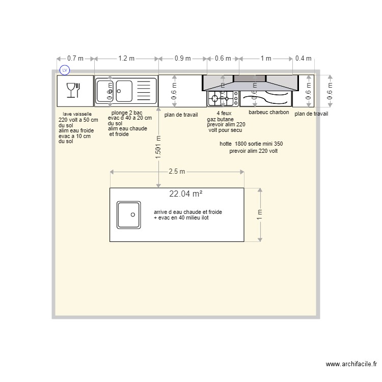 cuisine simone1. Plan de 0 pièce et 0 m2