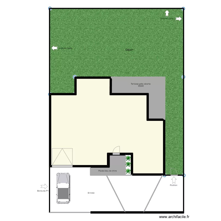 GOURMANDAIN. Plan de 