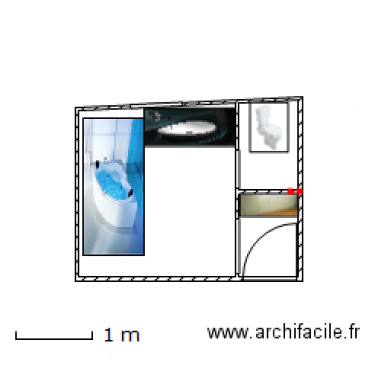 salle de bain new idea. Plan de 0 pièce et 0 m2