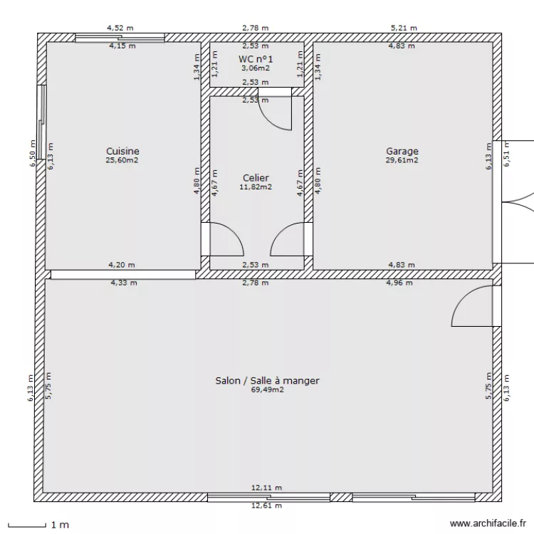 RDC Hangard. Plan de RDC Hangard. Plan de