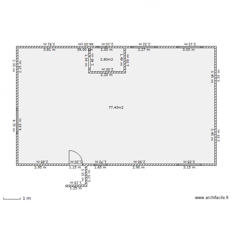 Obra. Plan de 0 pièce et 0 m2