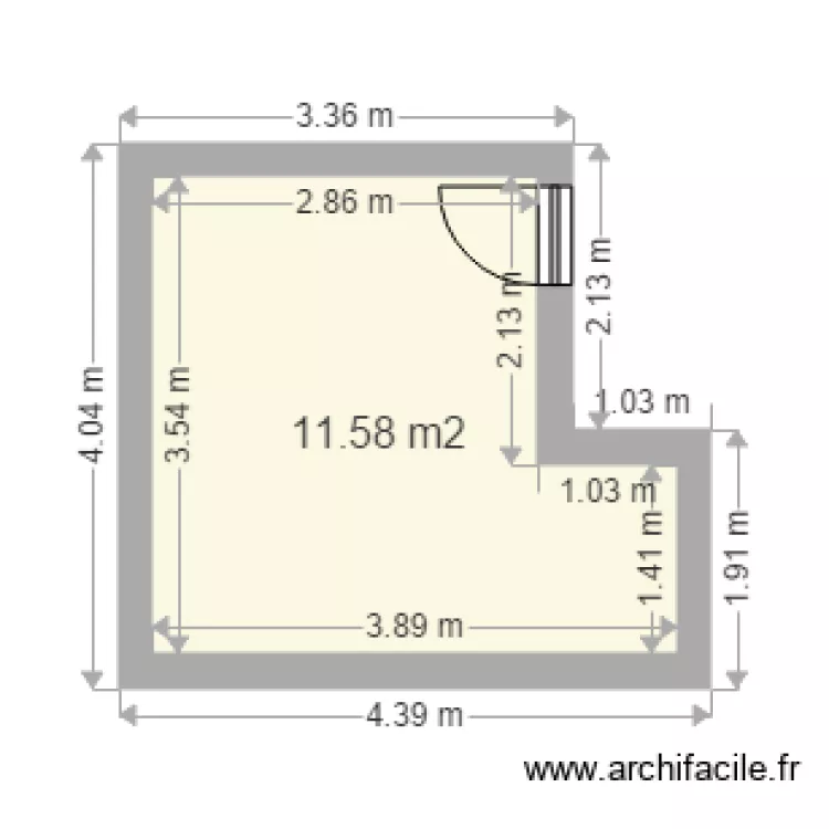 CH3 combles. Plan de 