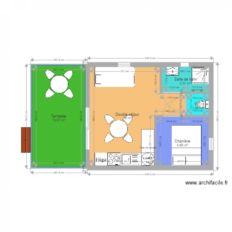 Chalet GreenCottages 1 chambre 2533m2. Plan de 0 pièce et 0 m2