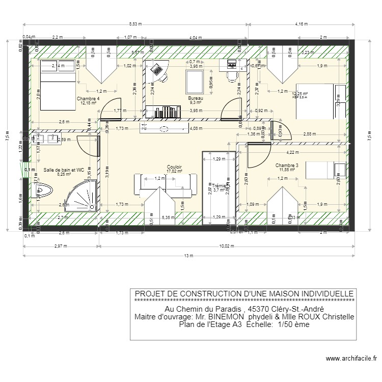 Etage 05 Mars 22. Plan de 0 pièce et 0 m2