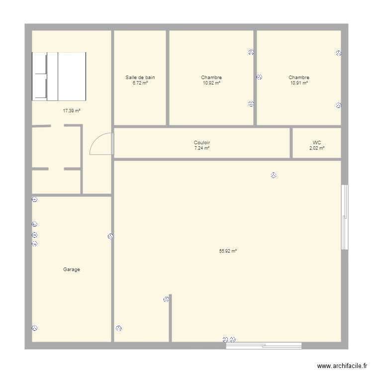 Nezignan. Plan de 0 pièce et 0 m2