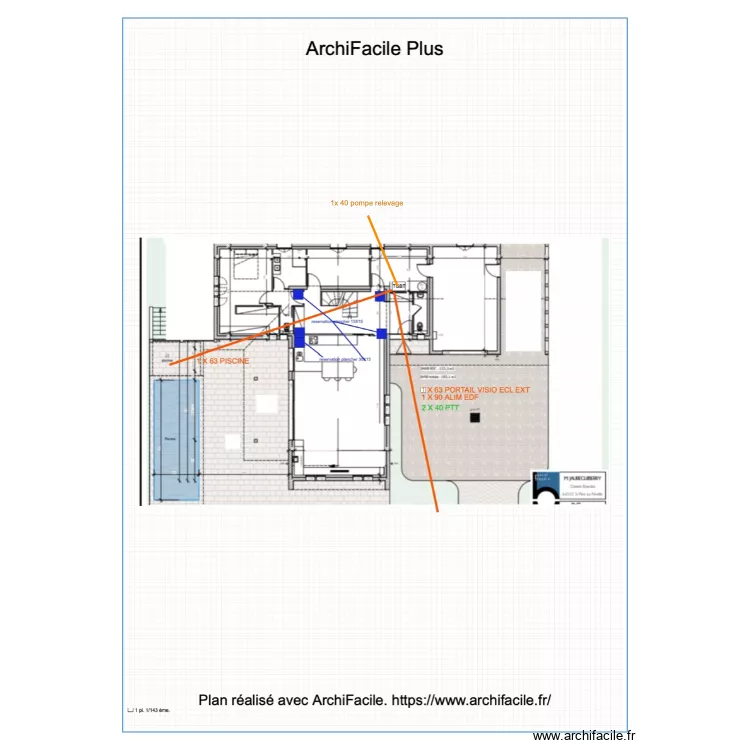 reservation macon. Plan de 