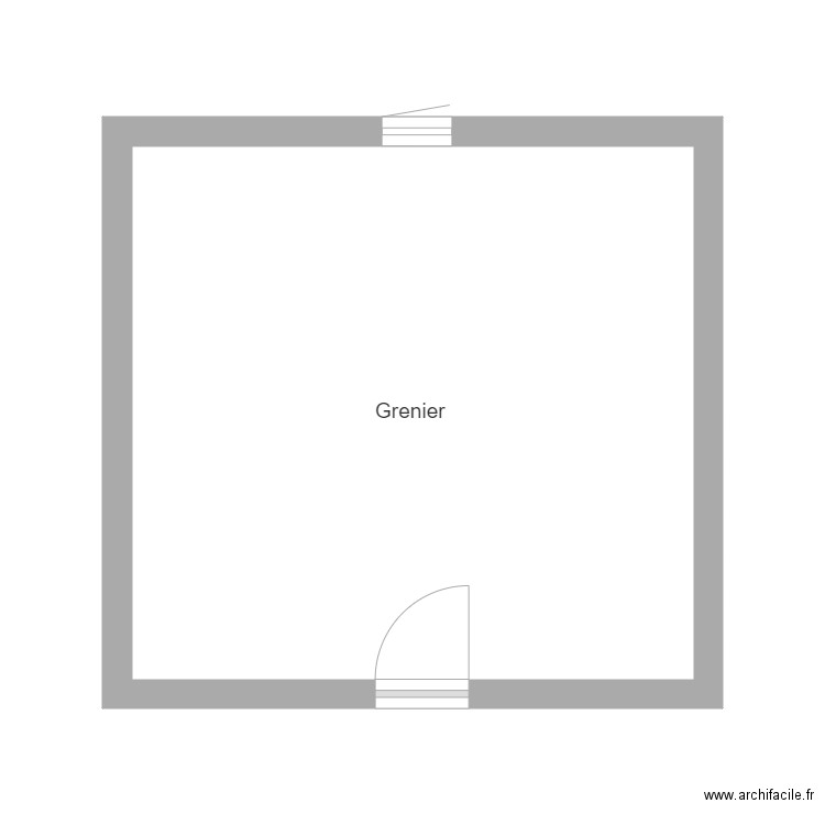 350600141. Plan de 1 pièce et 22 m2