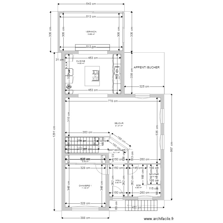 HERESBACH RDJ. Plan de 0 pièce et 0 m2