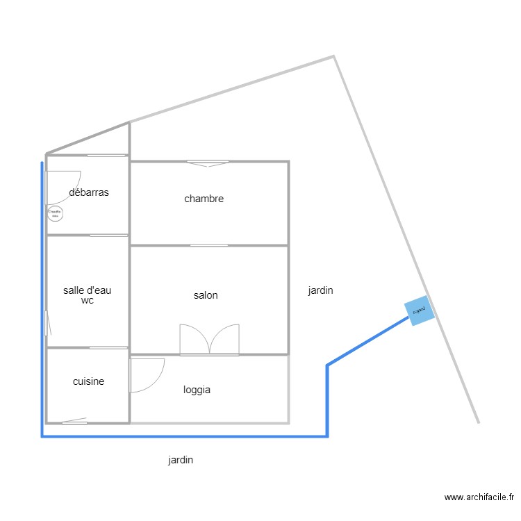 head ass. Plan de 0 pièce et 0 m2