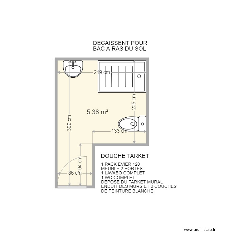 VIENNE JACQUES . Plan de 0 pièce et 0 m2