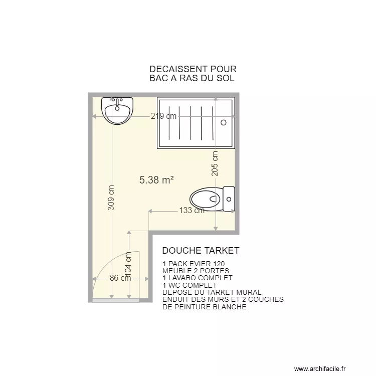 VIENNE JACQUES . Plan de 