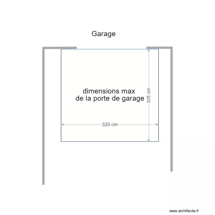 garage. Plan de 
