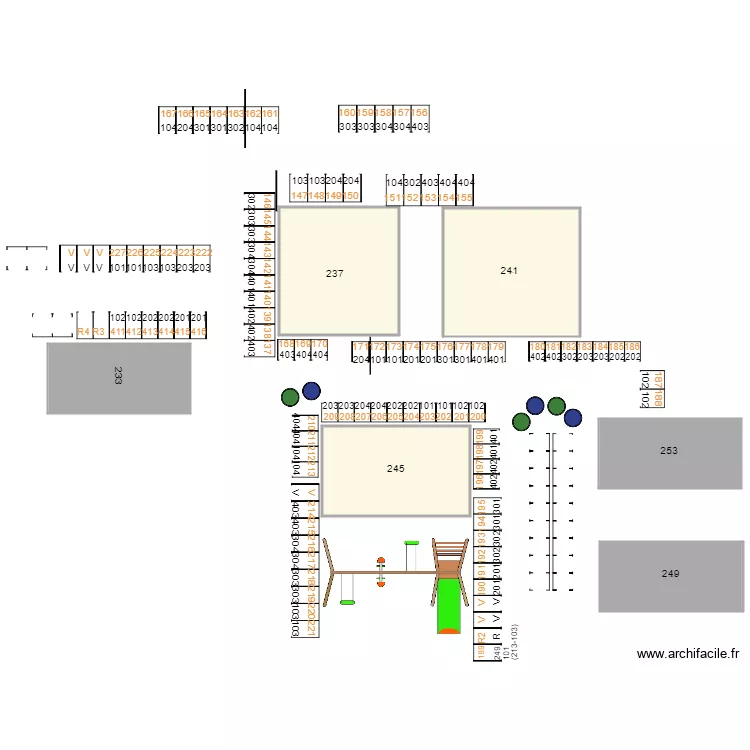 jpr 237 241. Plan de 