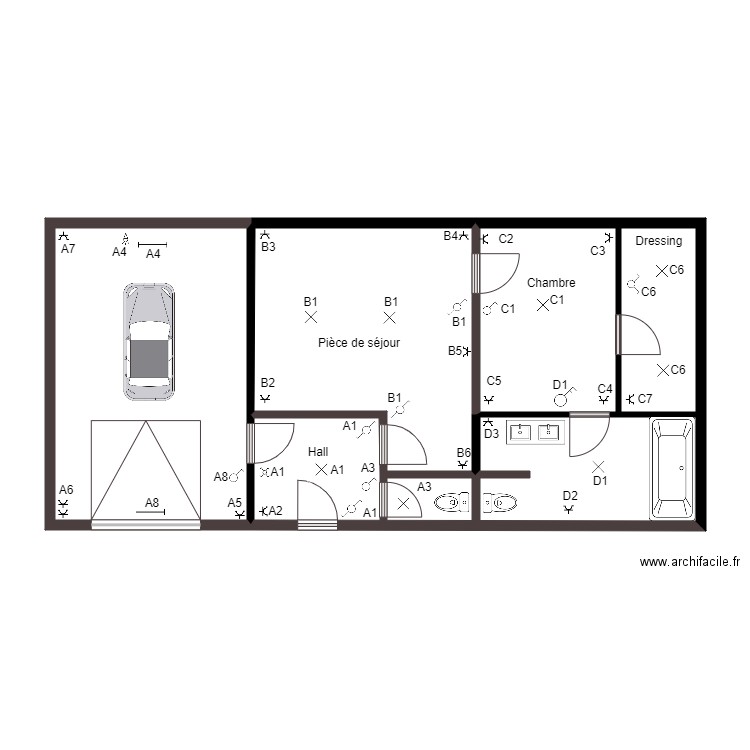 DT01. Plan de 0 pièce et 0 m2