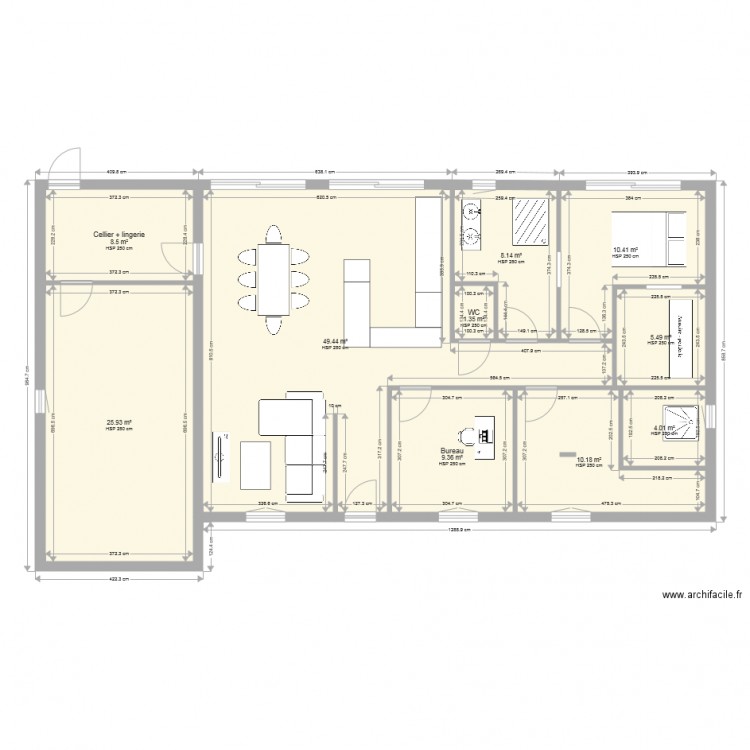 MAISON 3. Plan de 0 pièce et 0 m2
