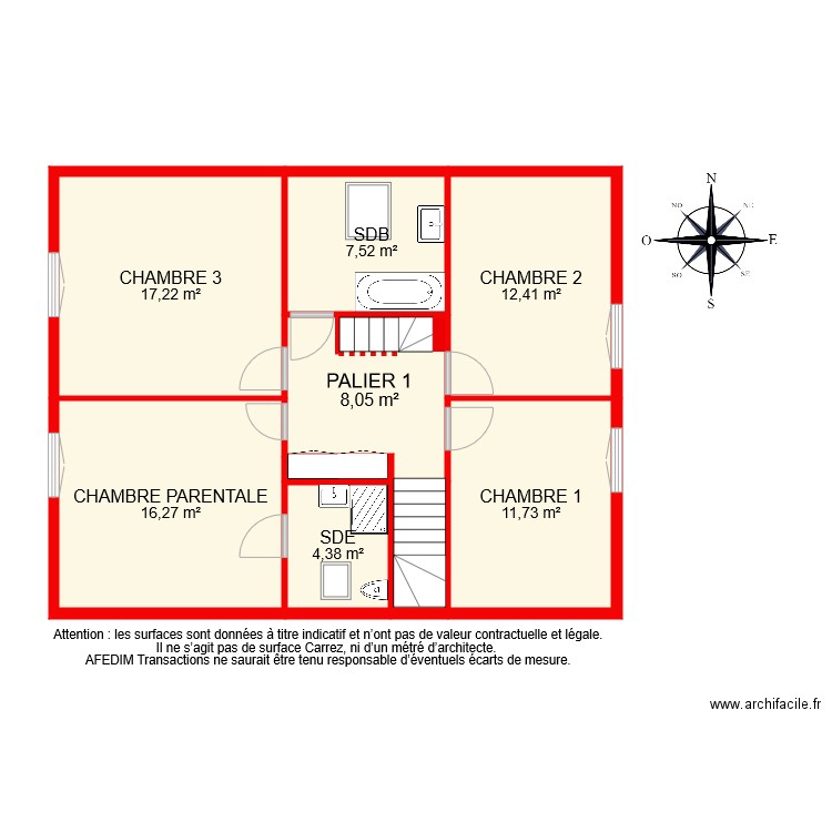 BI 8200 ETAGE 1. Plan de 0 pièce et 0 m2